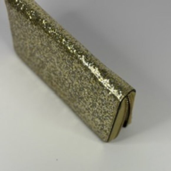 Kate Spade New York Glitter Zip-Around Wallet – Gold Sparkle - Picture 5 of 8